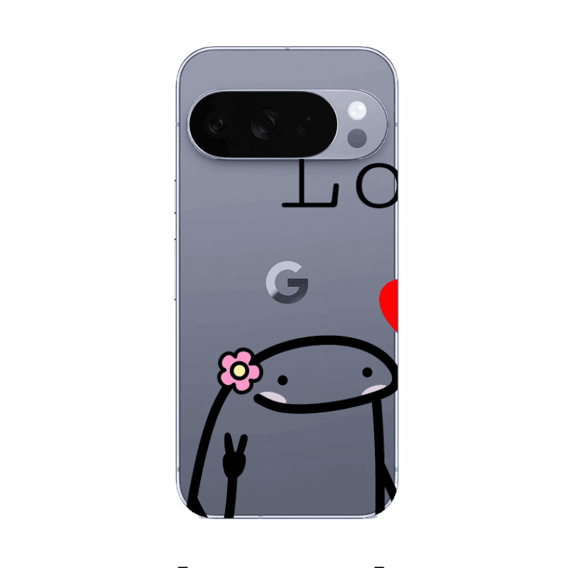Google Pixel 10 Pro Love 1 Transparent Silicone TPU Θήκη